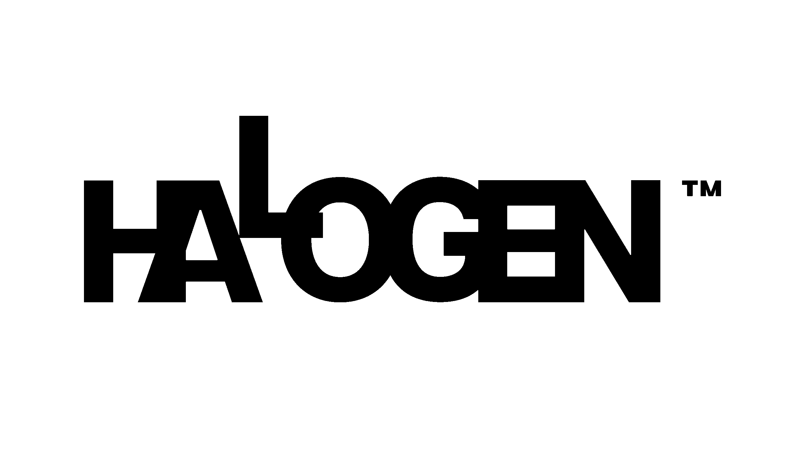 halogen logo TRANSPARENT - Black Halogen logo